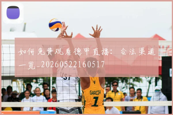 如何免费观看德甲直播:合法渠道一览_20260522160517